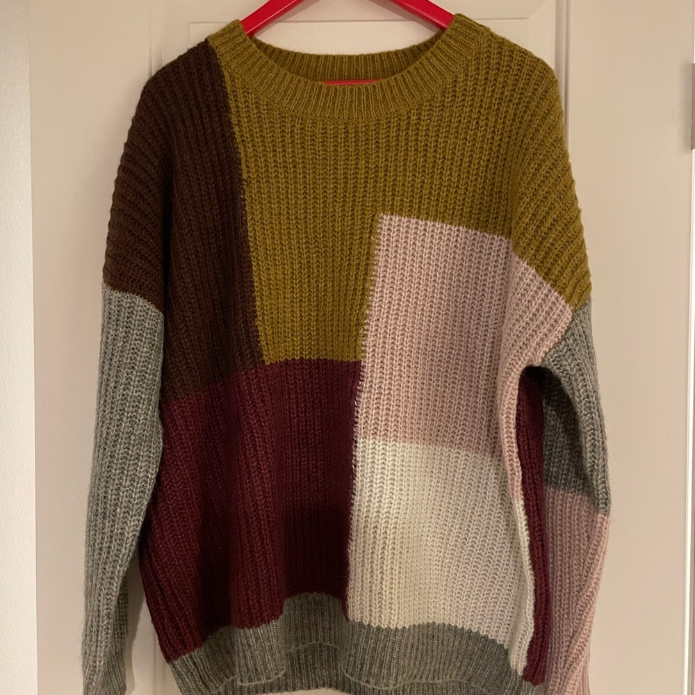 Roolee color block sweater
